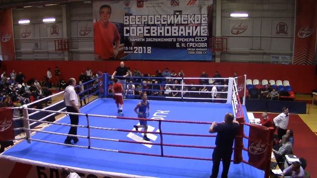 Всероссийские соревнования по боксу памяти ЗТ СССР Б.Н. Грекова среди юношей 2005-2006 гг. смотреть онлайн