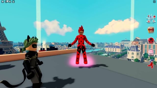 Miraculous Battle Adrien & Gabriel Part 2 | Roblox Ladybug & Cat Noir смотреть онлайн