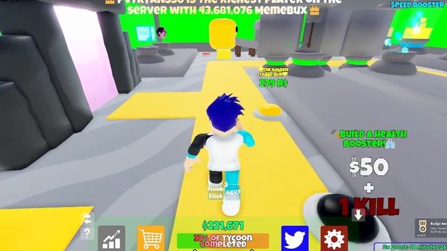 I Became the RICHEST In MEME TYCOON! (Roblox) смотреть онлайн