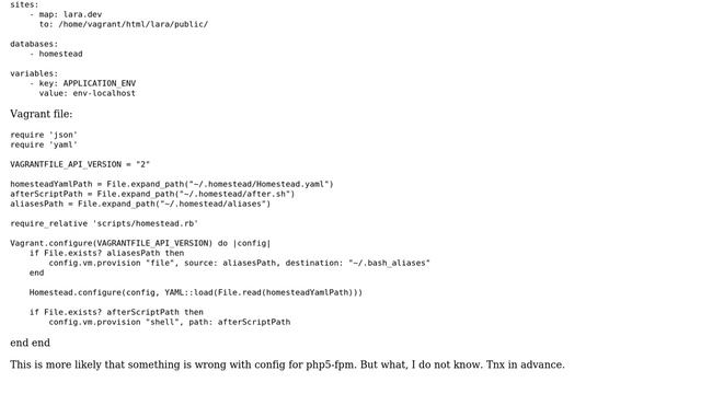 DevOps & SysAdmins: Vagrant, nginx 404 - fastcgi sent in stderr unable to open primary script смотреть онлайн