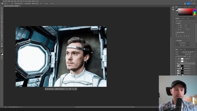 NEW AI in Photoshop. Generative Fill Tutorial. смотреть онлайн