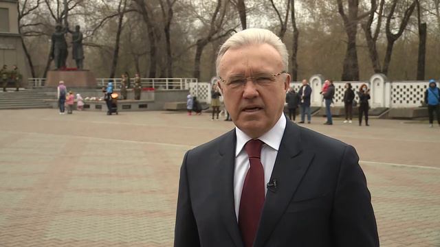 Поздравление Губернатора Красноярского края Александра Усса с Днем Победы смотреть онлайн