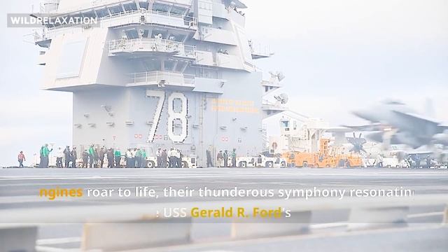 Spectacular Takeoff of F-18F Aircraft from USS Gerald R. Ford (CVN 78) Aircraft Carrier! смотреть онлайн