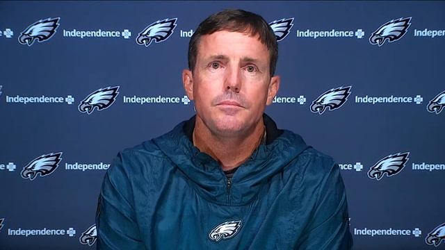 Dave Fipp "Working Hard" to Simulate Game-Like Conditions in Camp | Eagles Press Conference смотреть онлайн