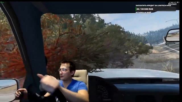 Играем в BeamNG.drive . Проходим испытания. Разбиваем машины на руле Logiech G923. смотреть онлайн