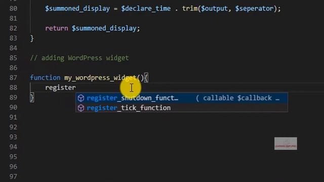 How to register Widget to your theme-WordPress Tutorial for Beginners смотреть онлайн