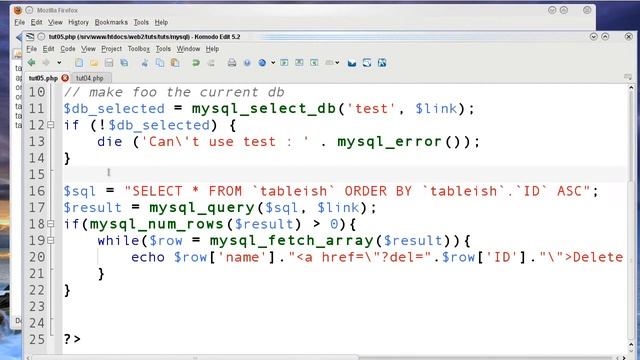 PHPMyAdmin & MySQL & PHP introduction 05 смотреть онлайн