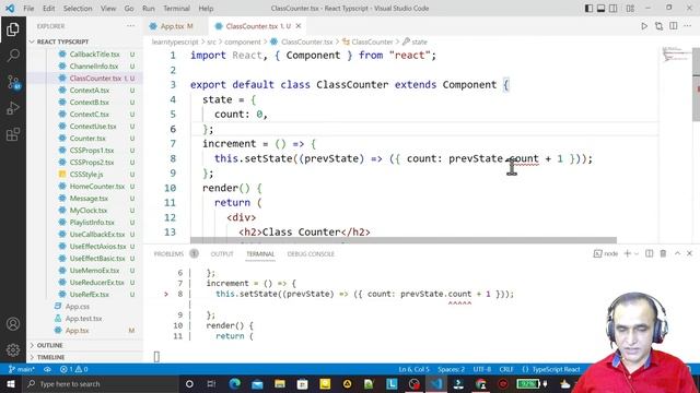 React Typescript Tutorial -19- Typescript Class Component | Dr Vipin Classes смотреть онлайн