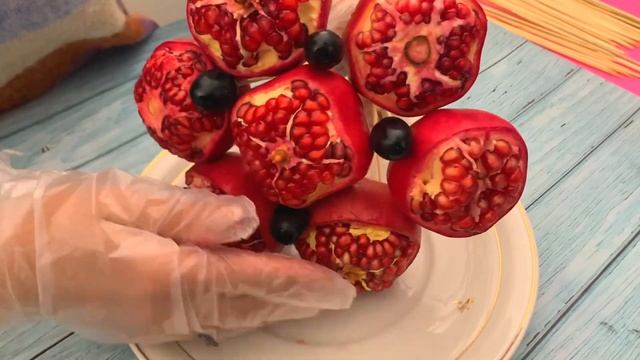 Garnet fruit bouquet | pomegranate bouquet смотреть онлайн