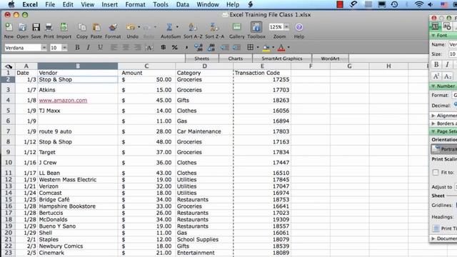 Excel 2008 for Mac- Resizing and Hiding Rows & Columns смотреть онлайн