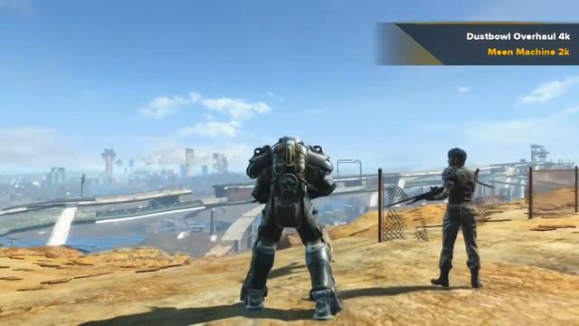 Fallout 4. Dustbowl Overhaul Mod. Xbox One-S 4k смотреть онлайн