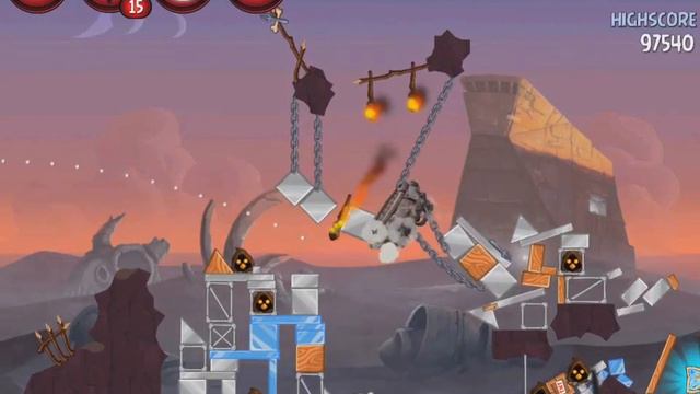 Angry Birds Star Wars 2 Escape To Tatooine P2-16 Treasure Map Walkthrough смотреть онлайн