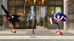 【MMD x SONIC】sonic & shadow & miku - Ievan Polkka 【4k60fps】