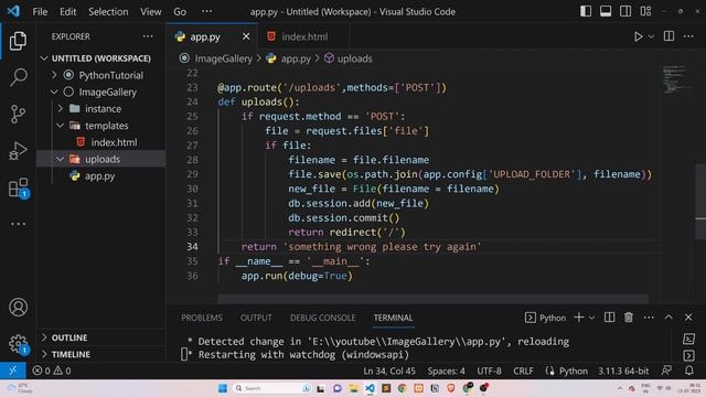 Building an Image Gallery Project with Python Flask: Step-by-Step Tutorial | HINDI смотреть онлайн