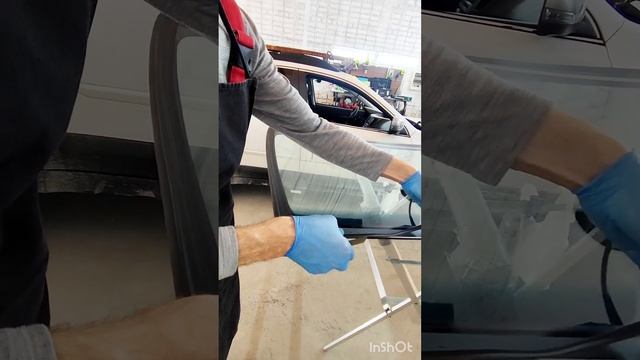 Молдинг -подложка. Установка на стекло смотреть онлайн