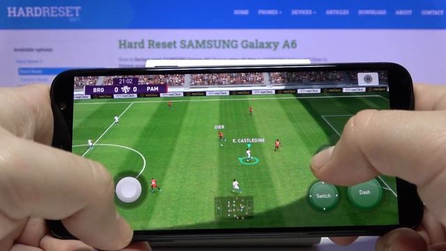 Pro Evolution Soccer Gameplay on SAMSUNG Galaxy A6 - Test Gaming Experience смотреть онлайн