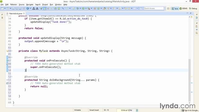 02 02 asynctask (Connecting Android Apps to RESTful Web Services) смотреть онлайн