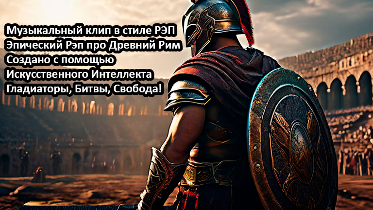 Арена крови - Эпический Рэп о Гладиаторах в Древнем Риме (сделано с использованием нейросетей) смотреть онлайн