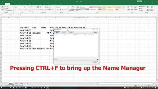 How to Open Name Manager in MS-Excel Cell with keyboard | MS-Excel Keyboard Shortcuts for Windows 1 смотреть онлайн