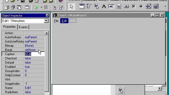 29 Текстовый редактор Создание главного меню смотреть онлайн