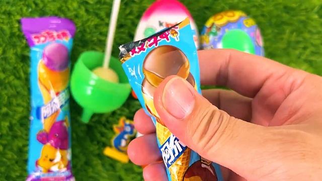Sweet Lollipops Candies Unpacking ASMR ? Satisfying Video | Chupa Chups Surprise, Kinder Surprise смотреть онлайн