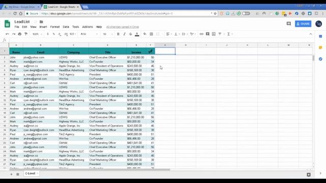 GOOGLE SPREADSHEET BASIC TUTORIAL FOR ABSOLUTE BEGINNERS смотреть онлайн