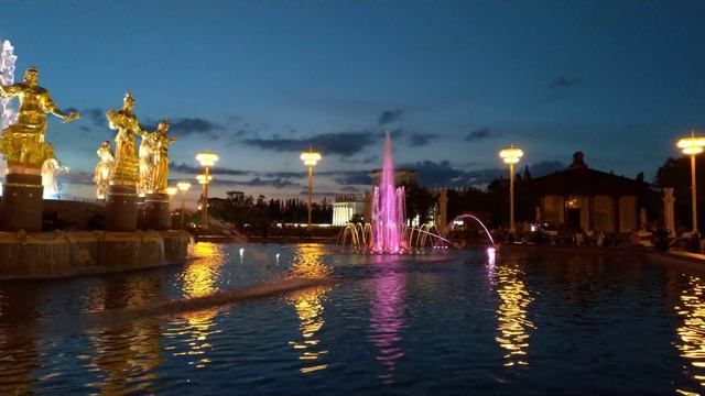 Фонтан Дружба народов ВДНХ 2019 смотреть онлайн