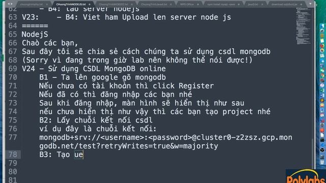 Lập trình Nodejs - V24 - Sử dụng CSDL MongoDB online смотреть онлайн