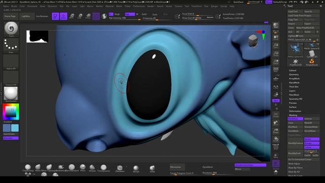Скульптинг персонажа 