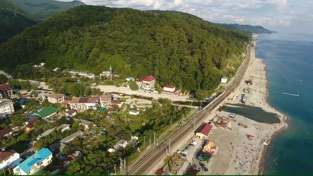 Лазаревское Солоники пляж 4К(полный экран) смотреть онлайн