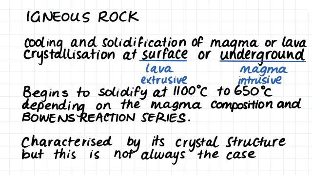 Introduction to Igneous, Sedimentary and Metamorphic Rocks | Geology смотреть онлайн