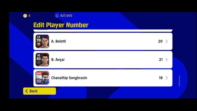 efootball pes 2023 jersey number change sating Chii Yung@33 смотреть онлайн