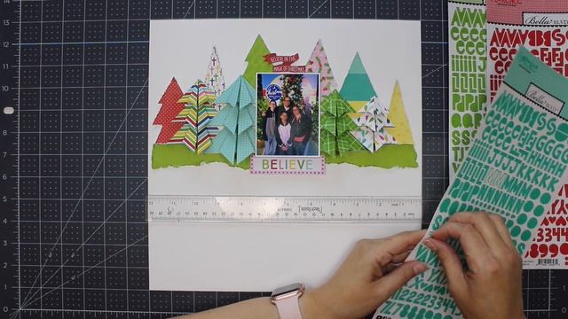 Scrapbooking Process Video #102 | It's The Most Wonderful Time Of The Year Layout | Bella Blvd