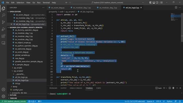 Writing Modular ETL Code using Apache Airflow | XCOMs | Data Engineering | ETL | k2analytics.co.in смотреть онлайн