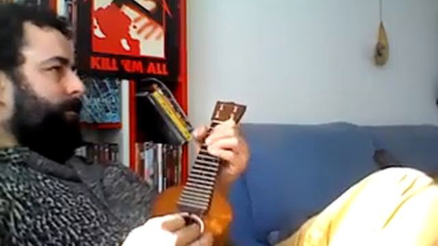 Metallica "Jump in the fire" (ukelele free cover divertimento) смотреть онлайн