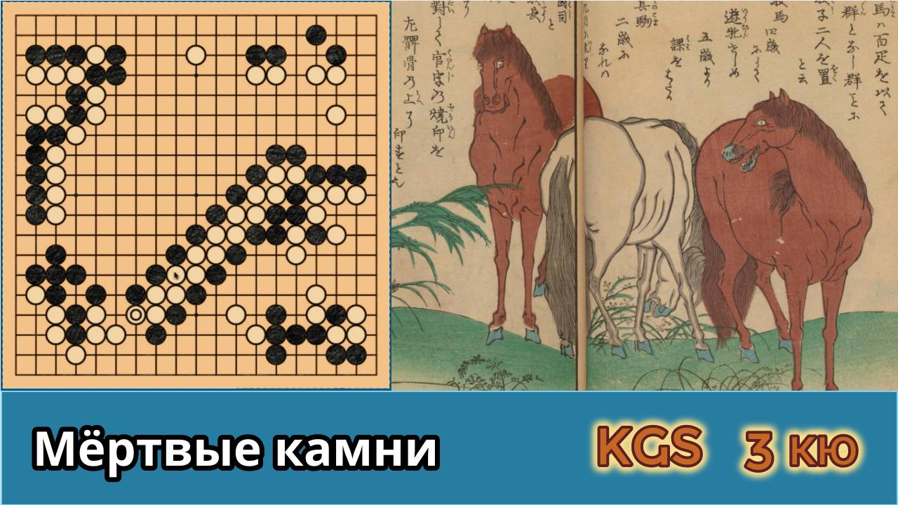 Игра го (вейци, бадук) - 3 кю - по лестнице на небо не заберёшься. (22 сент. 2023 г.) смотреть онлайн