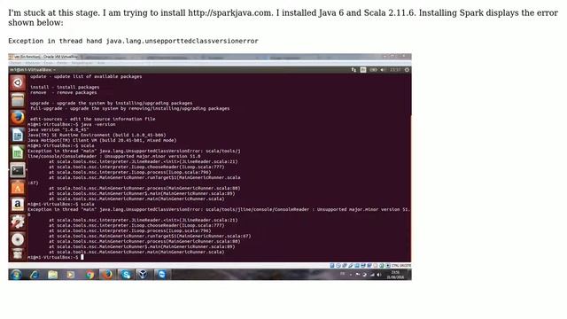 Ubuntu: Running Spark with Java 6 смотреть онлайн