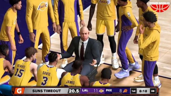 LAKERS vs SUNS NBA2K24 PC Gameplay February 20, 2024 LIVE NBA2K24 SIMULATION GAME