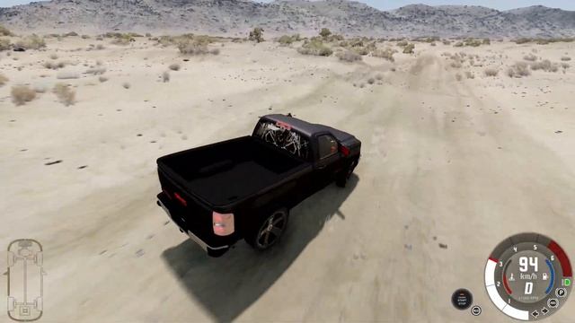 BeamNG.drive - GMC Sierra 2017 - Car Show Test Drive Crash . смотреть онлайн