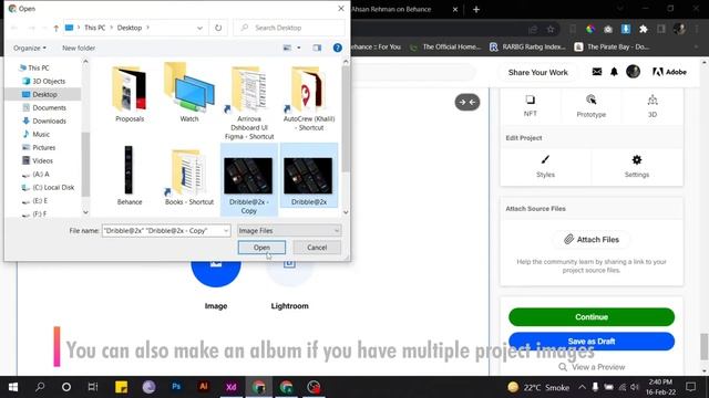 How to Upload your project on Behance смотреть онлайн