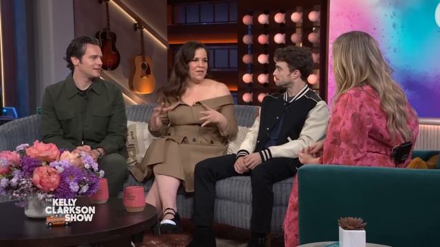 'Merrily We Roll Along' Cast React To Celebrities In The Audience смотреть онлайн