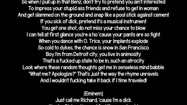 Obie Trice - Richard (ft. Eminem) (Lyrics) смотреть онлайн