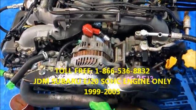 JDM SUBARU EJ20 EJ253 SOHC ENGINE ONLY 1999-2005 смотреть онлайн