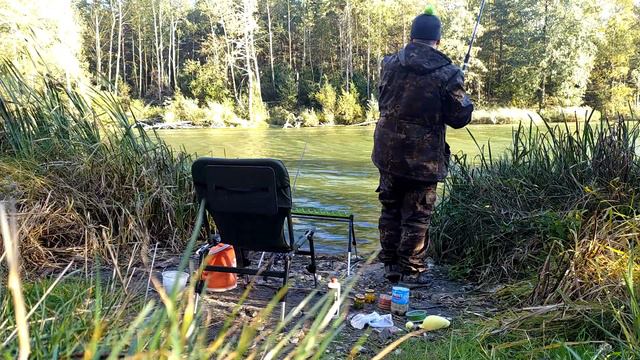 Батонистая плотва на холодном канале в Белоозерске. смотреть онлайн