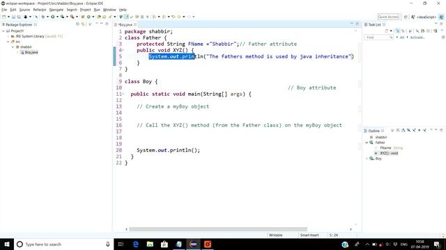 Java Programming | Lesson 13 | Inheritance in Java programming with easy to understand Example. смотреть онлайн