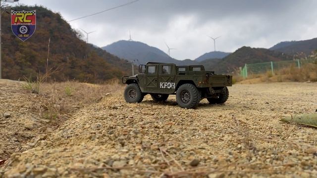 1/10 Rc car HG-P408 HUMVEE U.S Military | Off-road | ASMR #16 смотреть онлайн