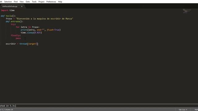 #4 Maquina de Escribir Con Bucle for y Funcion Try en Python 3.6.2! смотреть онлайн
