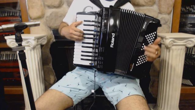 4690 - Black Roland FR-1x Piano Accordion 26 72 $1999 смотреть онлайн