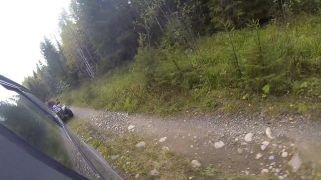 Рыбалка на Айнозере [часть 4]. Вывозим вещи на квадроцикле к ГАЗели. Дорога домой. смотреть онлайн