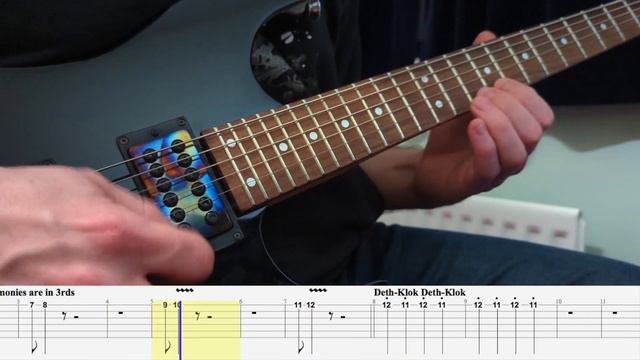 Deththeme - Guitar with Lead & Tabs - Dethklok смотреть онлайн